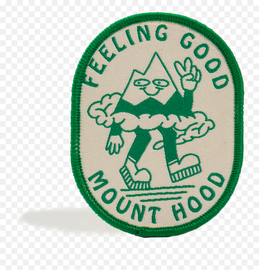 Feeling Good Mt Hood Patch Patches Feelings Feel Good Emoji,Etasy Emotion