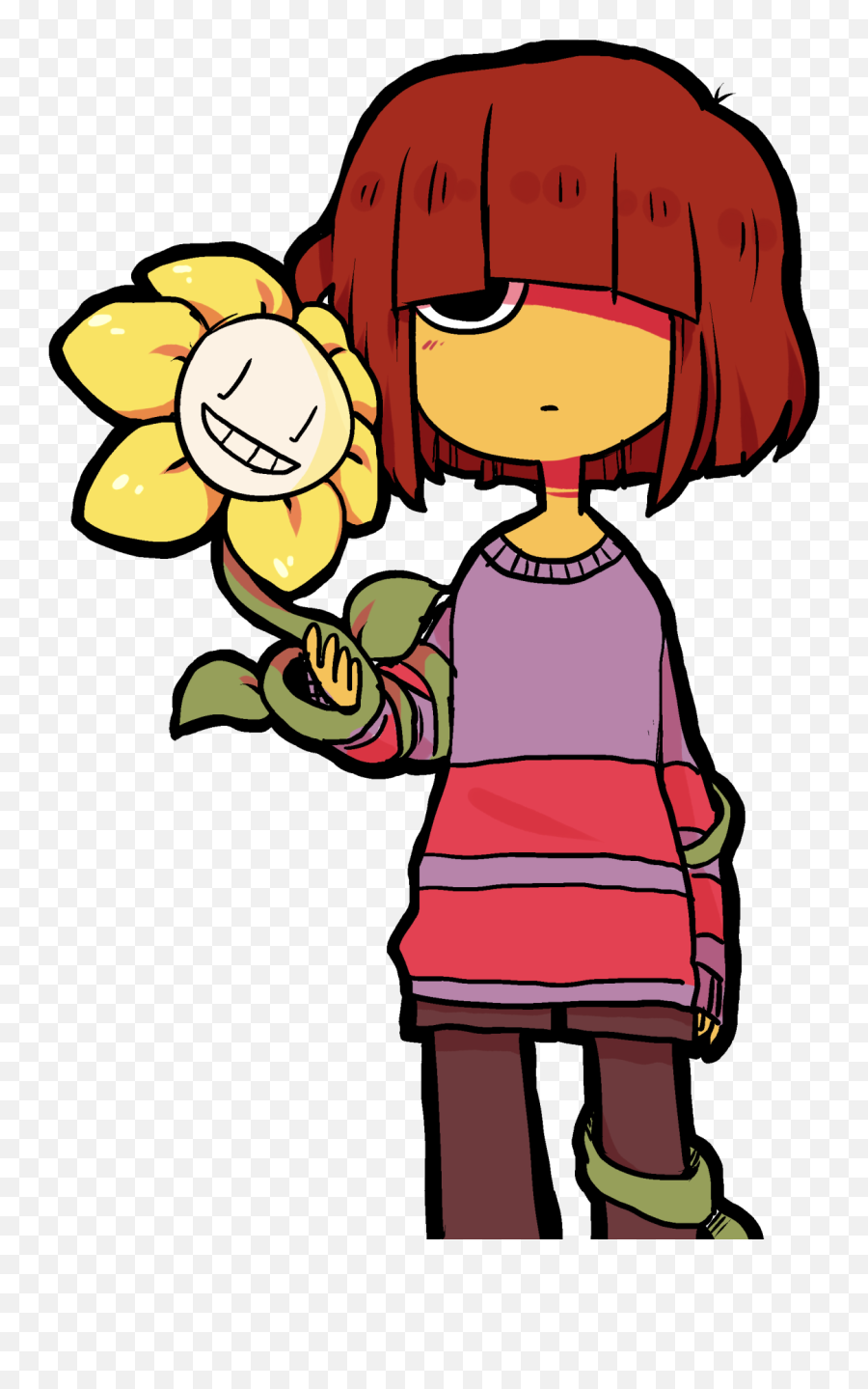 Download Frisk - Undertale Frisk Transparent Full Size Png Emoji,Undertale Emoticons For Facebook