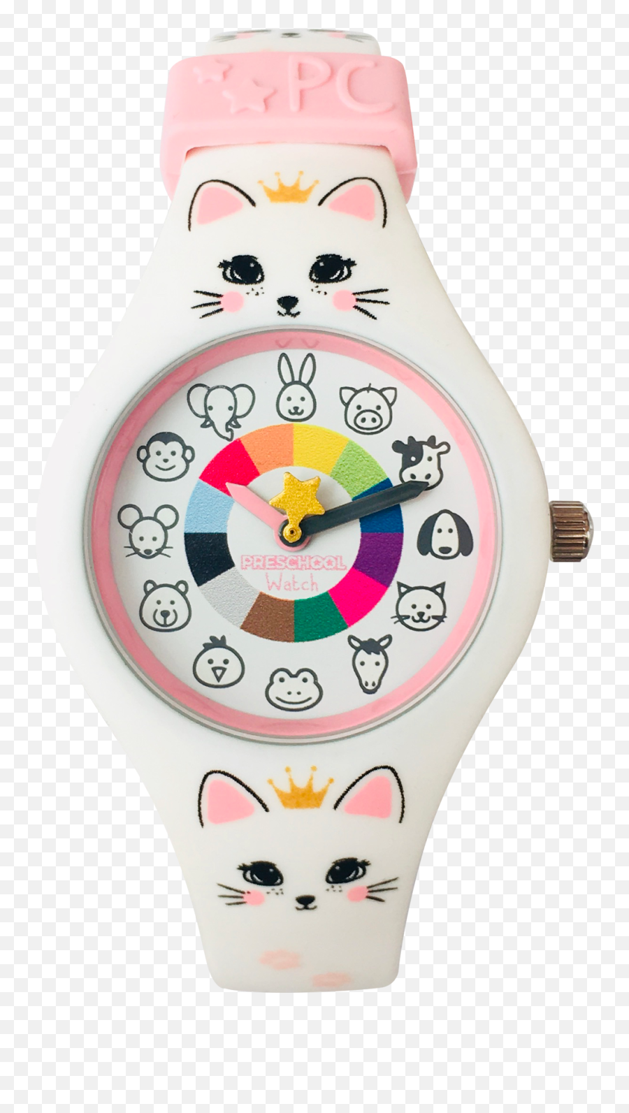 Kitty Preschool Watch Timer Teacher Watch With Animals Emoji,Girl With Hand Emojipedia