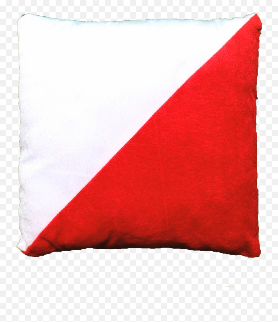 Comfort Emoji Pillow Red U0026 White Triangle 30x30 Cm U2013 Borafacom,Ua Flag Emoji