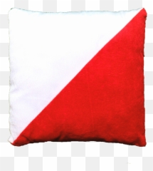 Comfort Emoji Pillow Red U0026 White Triangle 30x30 Cm U2013 Borafacom,Ua Flag Emoji