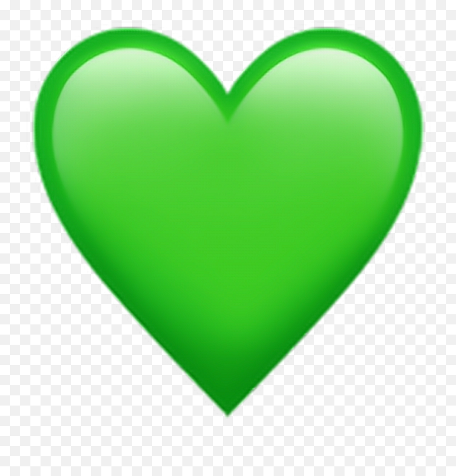 Green Heart Emoji Sticker - Green Heart Emoji Png,Heart Emoji Stickers