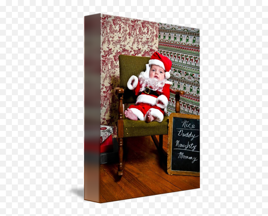 Tiny Santa Claus By Benjamin Reed - Santa Claus Emoji,Santa Emotions