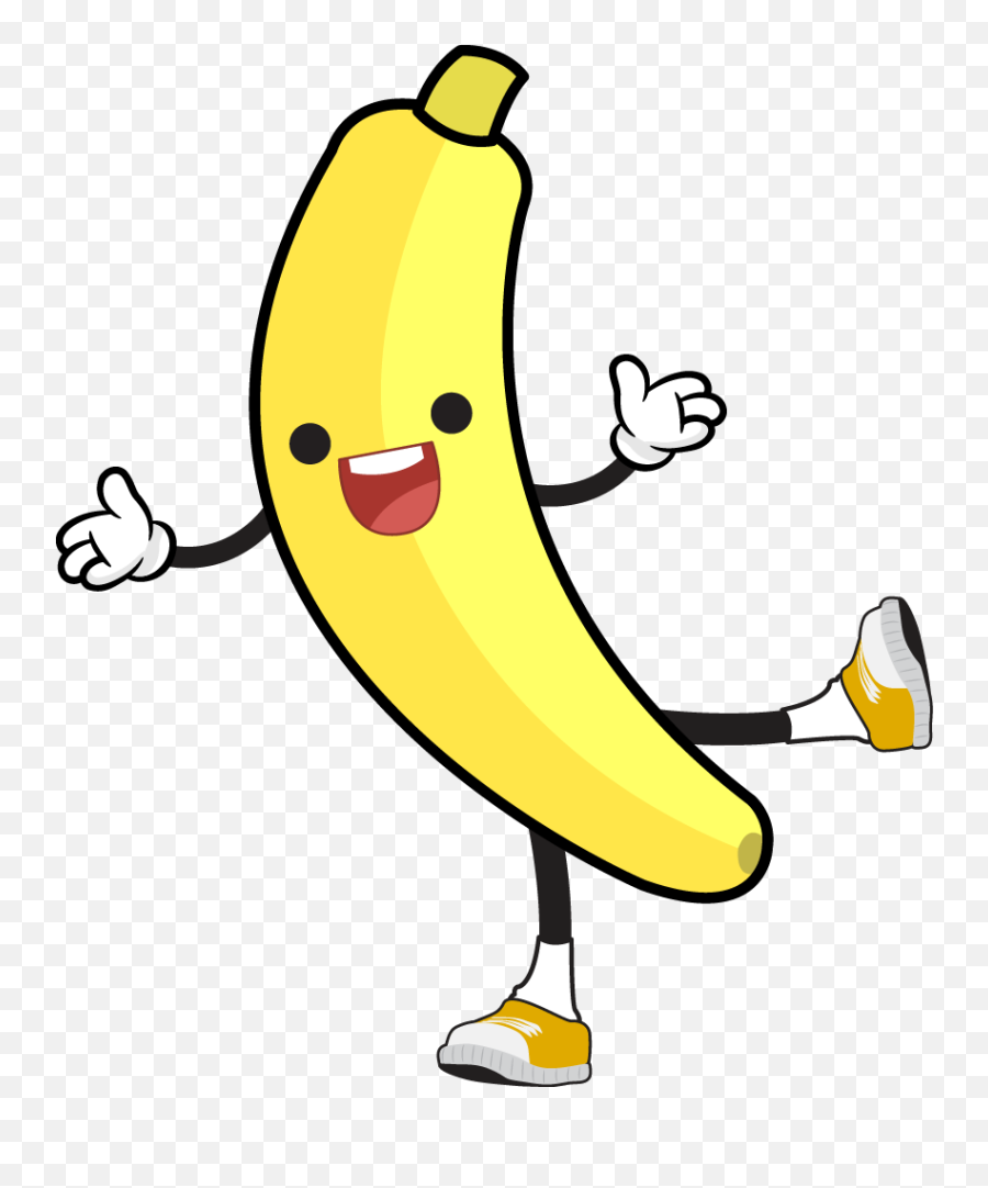 Dancing Banana Emoji - Cute Banana Clipart,Banana Emoji