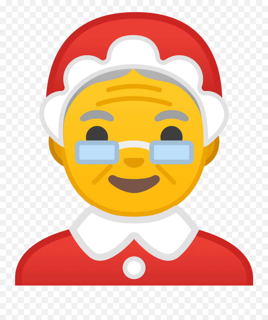 Mrs Claus Emoji Clipart Free Download Transparent Png - Mother Christmas Emoji,Gingerbread Emoji