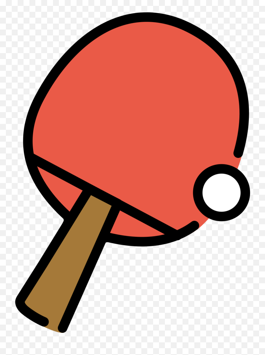 Ping Pong Emoji Clipart - Table Tennis Emoji,Table Of Emojis