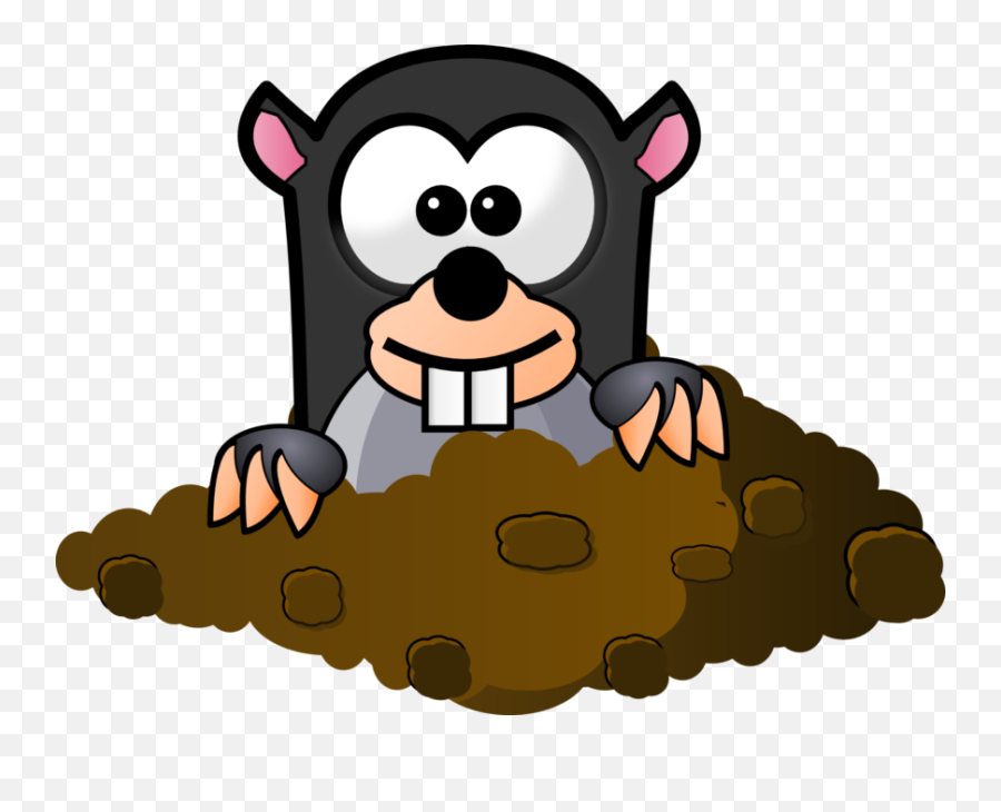 Whack - Clipart Cartoon Mole Emoji,Whack A Mole Emoticon