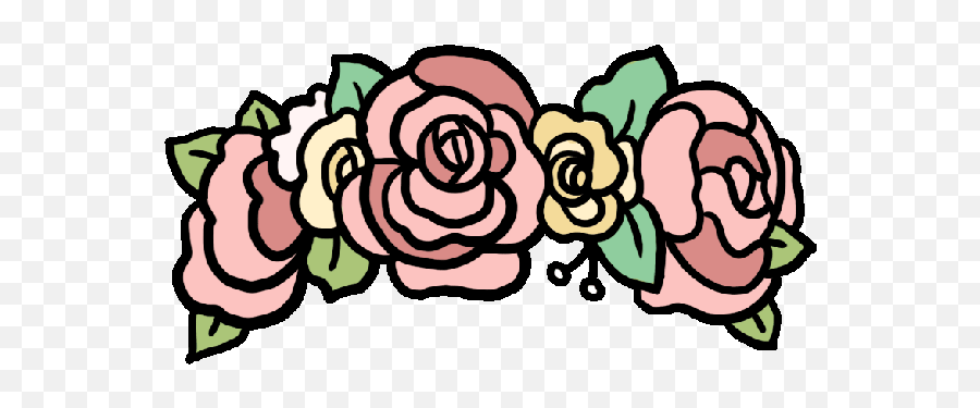 Loreta Isac Loretaisac Ello Spring Flower Garden Clip Art - Clipart Flowers Sticker Emoji,Emoji Pumpkin Carving Template