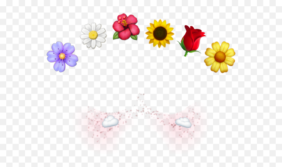 Pecas Emoji Flowers Sticker By Strangerthingspotter - Girly,Emoji With Flowers