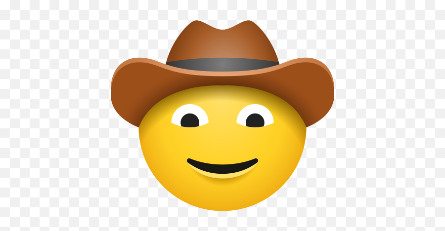 Cowboy Hat Face Icon U2013 Free Download Png And Vector - Costume Hat Emoji,Emoji Face Creator