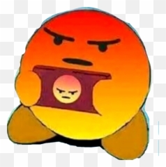 Kirby Mad Triggered Funny Red Memes Sticker By Dinosaur - Angry Reaction Emoji,Dinosaur Emoticon