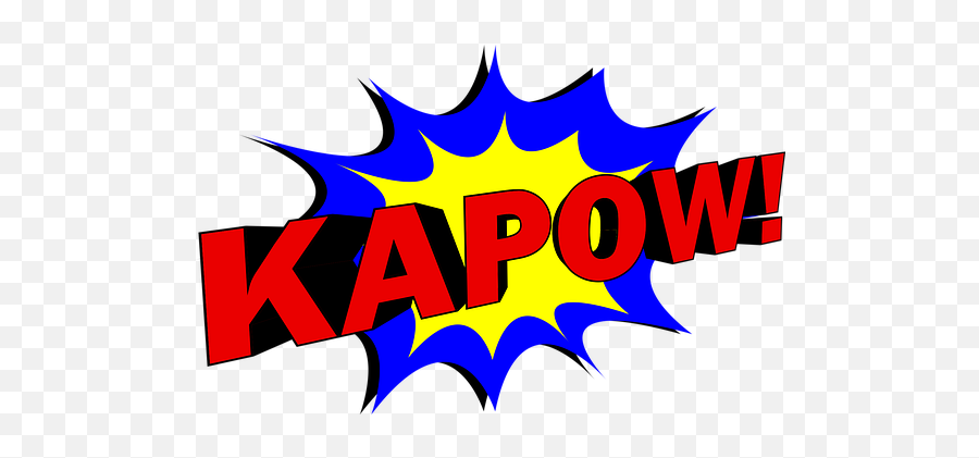 Free Pow Batman Vectors - Zap Comic Png Emoji,Kapow Emoji