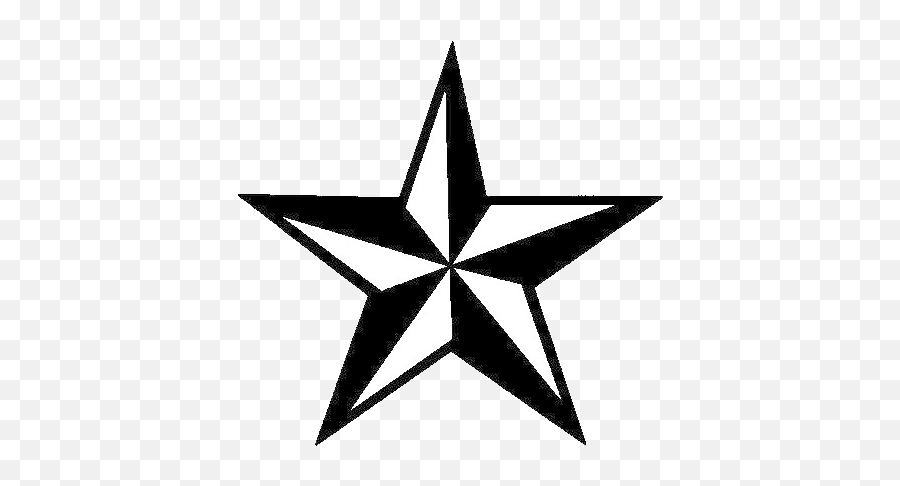 Black Star - Tattoo Designs For Men Star Emoji,Blackstar Emoji