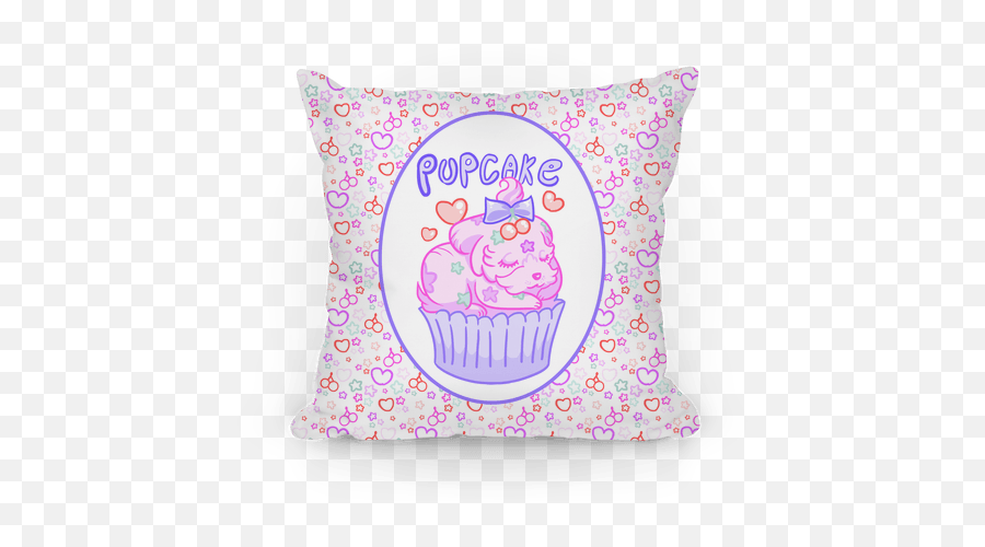 Kawaii Pillows Pillows - Baking Cup Emoji,Cupcake Emoji Pillow
