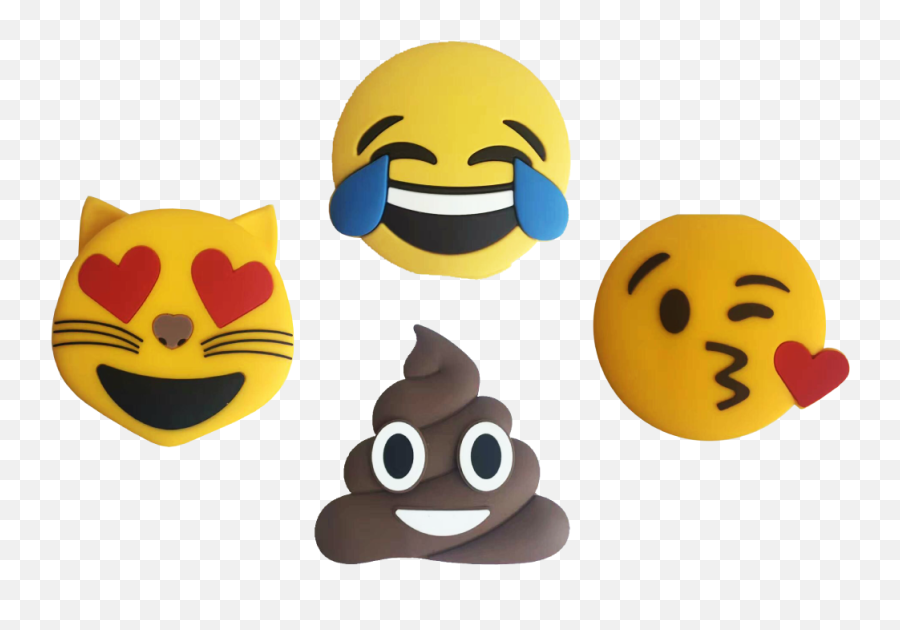 Creative Design Emoji Shape Power Charger - Happy,Emoji Charger