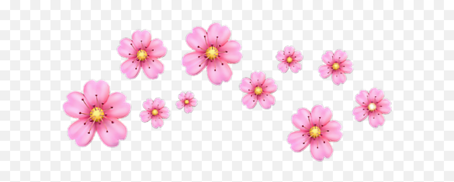 Floresremix Rosa Flor Sticker - Flower Emoji Png Transparent Background,Flores Rosadas De Emojis