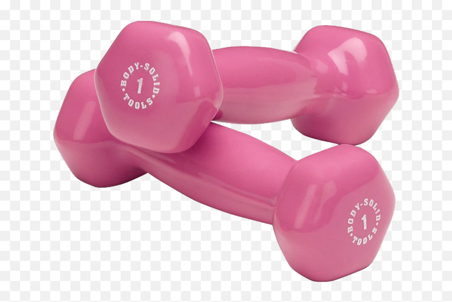 Muscle Clipart Dumbells Muscle - Pink Dumbbells Transparent Background Emoji,Dumbell Emojis