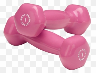 Muscle Clipart Dumbells Muscle - Pink Dumbbells Transparent Background Emoji,Dumbell Emojis