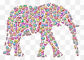Wildlife Cartoon Wild Elephant Nature - Animales Elefante Formas Geometricas Emoji,Cartoon Emotions 3d