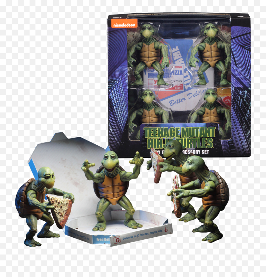 Teenage Mutant Ninja Turtles 1990 - Baby Turtles 14 Scale Movie Neca Teenage Mutant Ninja Turtles Emoji,The Emoji Movie Rare Action Figures