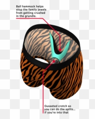 The Biggest Cat Tiger Ball Hammock Pouch Underwear - Ball Hammock Underwear Emoji,Kitty Emoticon Panities