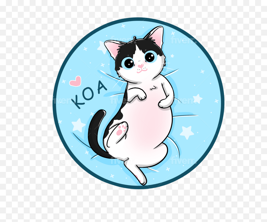 Design Cute Animals Emoticon Stickers Character Chibi - Happy Emoji,Cat Emoticon =4
