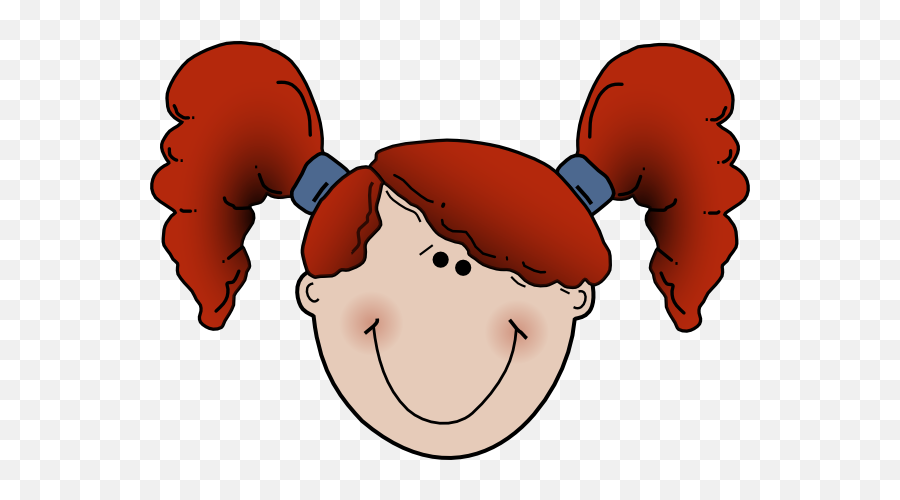Happy Girl Face - Clipart Best Girl Head Clipart Png Emoji,Cute Face Emoticon Gaiaonline