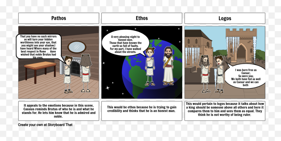 Ethos Pathos Logos Storyboard Par A03f69dd - Sharing Emoji,Some People Good At Hiding Emotions