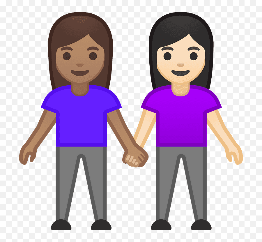 Women Holding Hands Emoji Clipart Free Download Transparent - Emoji,Emojis Of Women