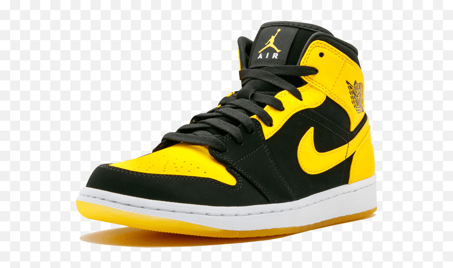 Air Jordan 1 - Black And Yellow Jordan 1 Emoji,Emoji Commotion