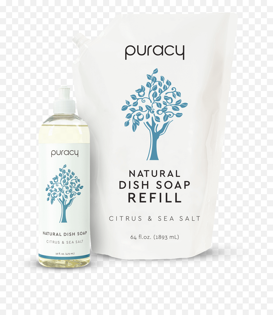 Natural Dish Soap - Puracy Natural Dish Soap Emoji,Refill Soap Bag Emotion Brand