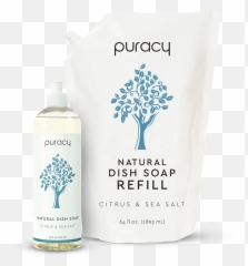 Natural Dish Soap - Puracy Natural Dish Soap Emoji,Refill Soap Bag Emotion Brand