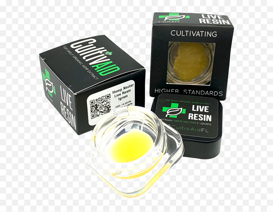 Cultivaid Hemp Nectar Cbd Live Resin - 1 Gram Packaging And Labeling Emoji,Cannabis Oil Emoji