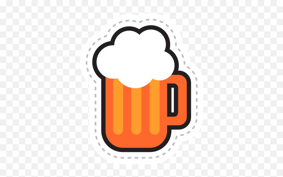 Beer Pitcher Glass Drink Sticker Free Icon Of Summer - Beer Glassware Emoji,Drinking Emoticons For Fb