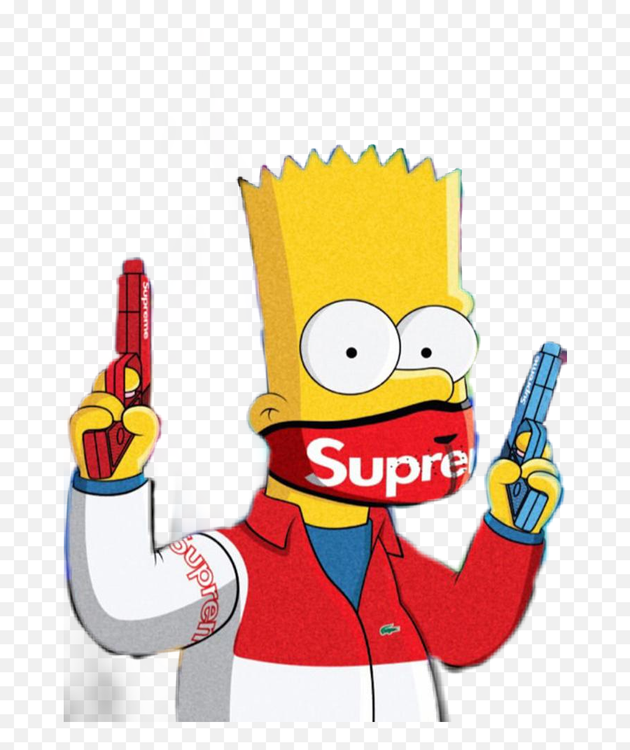 The Most Edited Bart Picsart - Bape Bart Simpson Supreme Emoji,Xxxtentacion Fire Emoji