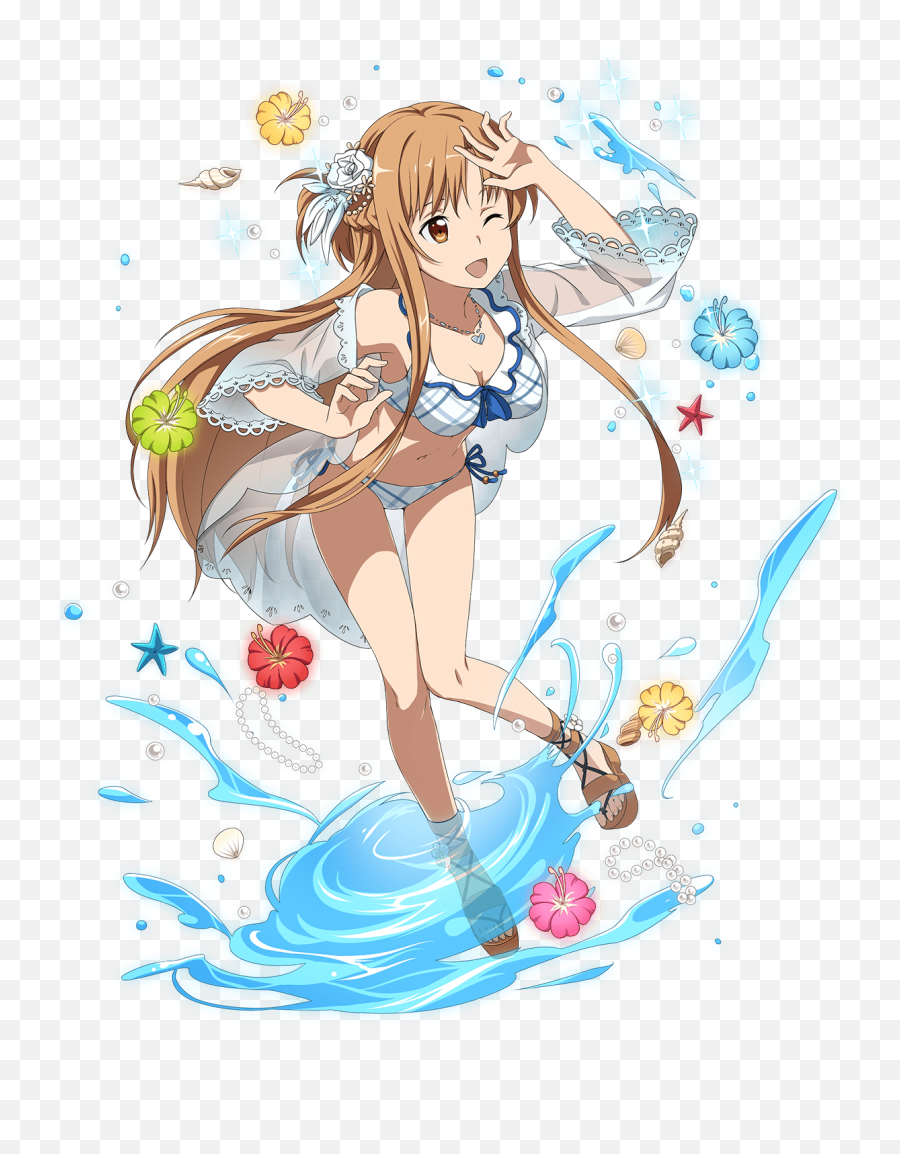 76 - Sword Art Online Swimsuit Asuna Emoji,Unrestrained Emotion Asuna