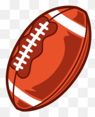 Orange Football Hand Drawn Transparent - For American Football Emoji,American Football Ball Emoticon