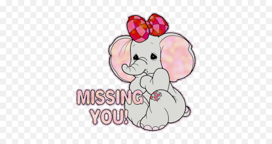 Top Miss You Stickers For Android Ios - Miss You Elephant Gif Emoji,Miss You Emoji