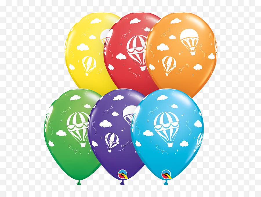 45cm Round Foil Birthday Rainbow Dots 87992 - Each Pkgd Qualatex Emoji,Commercial Hot Air Balloon Emoticon Add To My Pjone