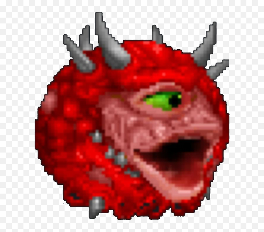 Discover Trending - Cacodemon Pog Transparent Emoji,Doomguy Emoji