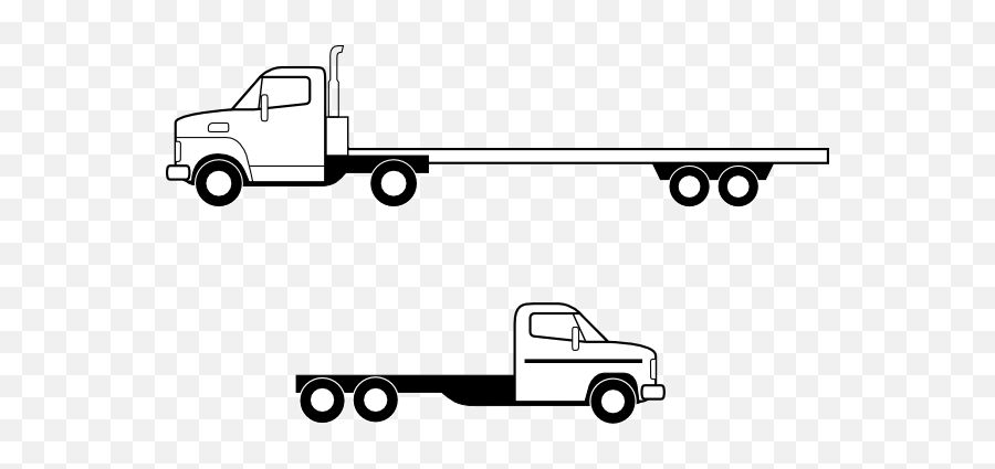 Download 18 - Side View 18 Wheeler Clip Art Emoji,Semi Truck Emoji