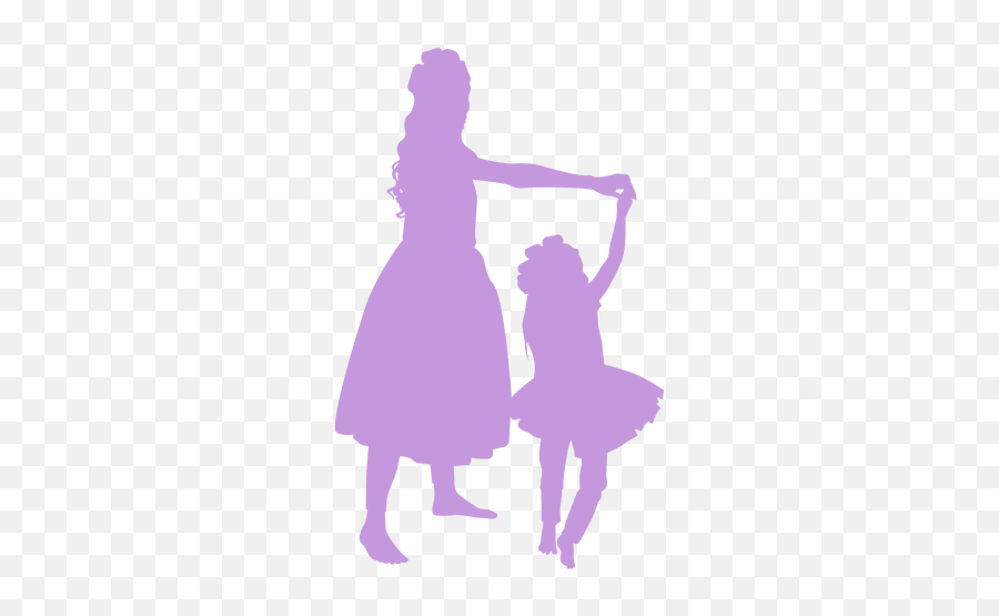 Mother Silhouette Png U0026 Svg Transparent Background To Download - Dance Skirt Emoji,Mom And Daughter Emoji Clear Background