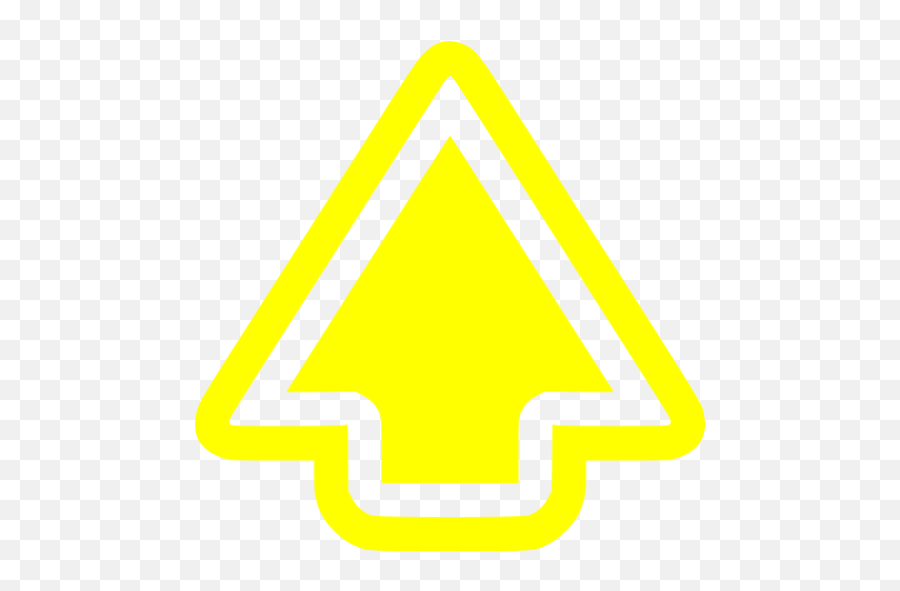 Yellow Arrow Up Icon - Icon Emoji,Box Arrow Pointing Up And Eyes Emoji