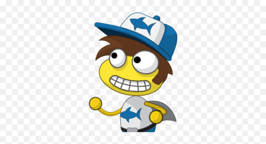 Shark Fin Vendor - Happy Emoji,Shark Emoticon
