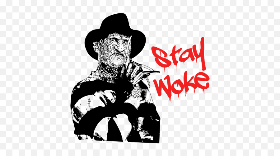 Stay Woke Freddy Krueger Nightmare On Elm Street Halloween Emoji,Jason Voorhees Emojis