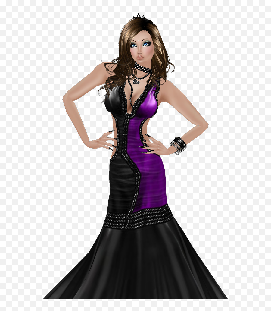 Purple Dress Fashion Black Prom Dance Wedding Goth Emoji,Goth Emotions