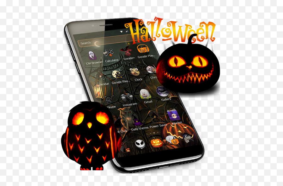 Scary Halloween Night Theme 111 Apk Download - Diyowl Emoji,Skype Emojis Rabbit
