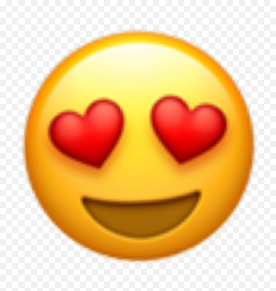Iphone Emojis Enamorado Sticker By Valentina - Heart Eyes Apple Emoji,Real Iphone Emojis