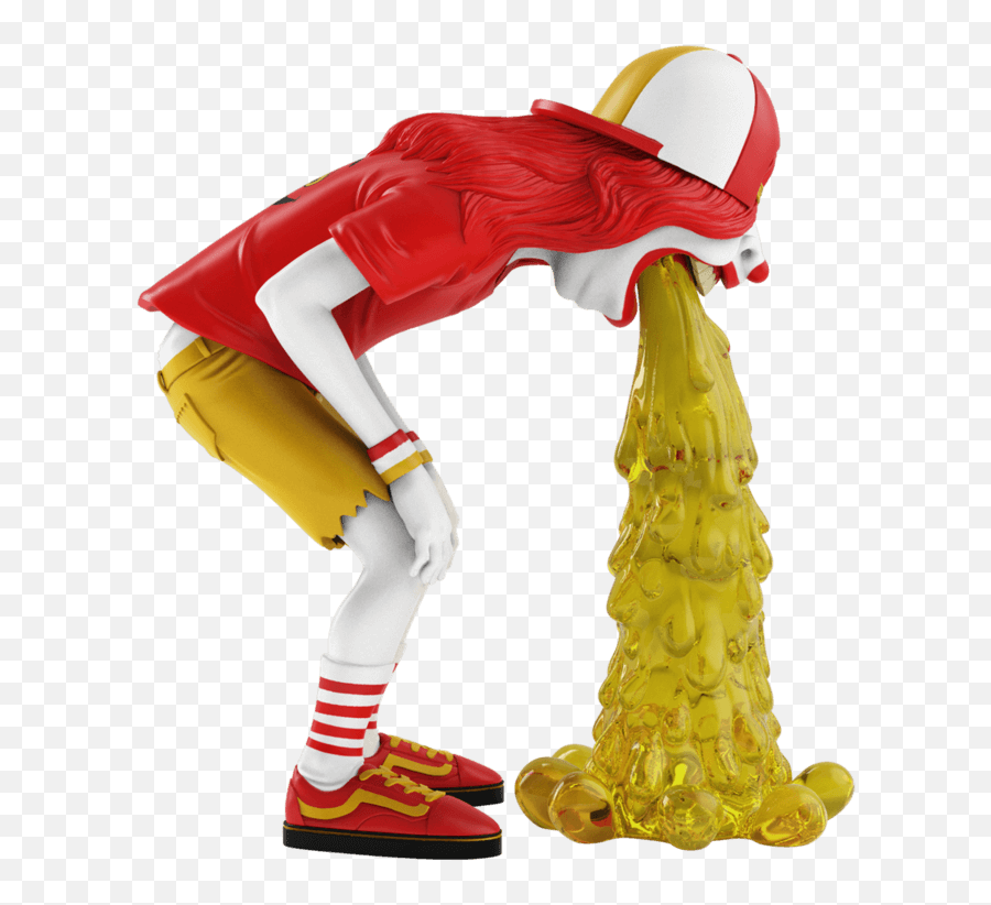 Vomit Kid Fast - Food Red Edition By Okeh X Mighty Jaxx The Emoji,Iphone Gushing Crying Emoji Png