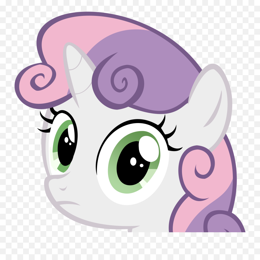 The Colour Of Unicorns Magic Aura Is - My Little Pony Sweetie Belle Eyes Emoji,Guess The Emoji Turtle And Bird